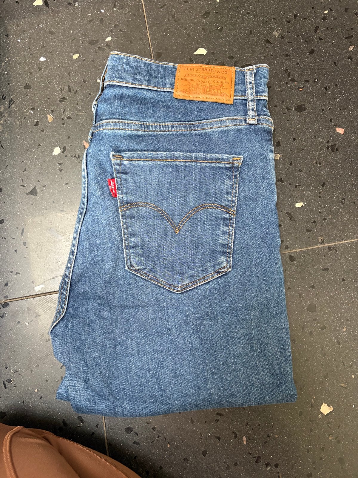 Levi's 720 High Rise Super Skinny Jeans W27, Kleding | Dames, Ophalen of Verzenden, Zo goed als nieuw, Blauw, W27 (confectie 34) of kleiner