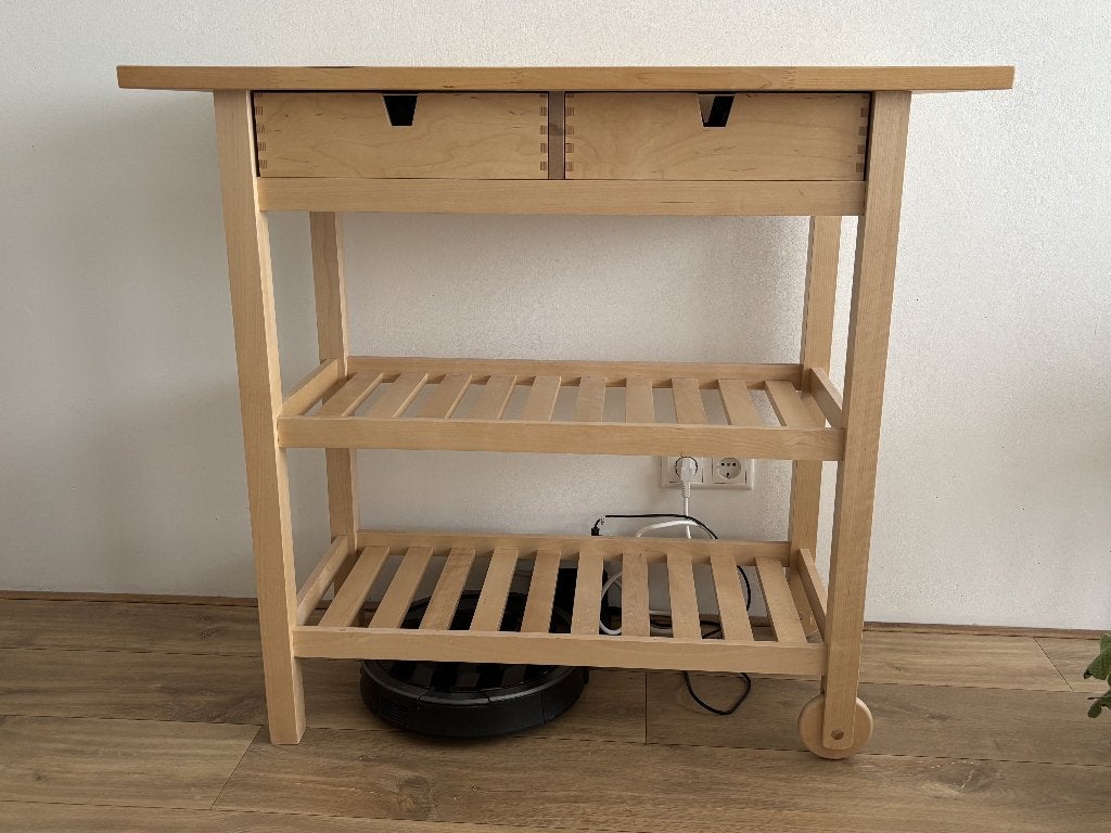 Keukentrolley - FÖRHÖJA, Ophalen, Gebruikt, Bruin, 50 tot 100 cm