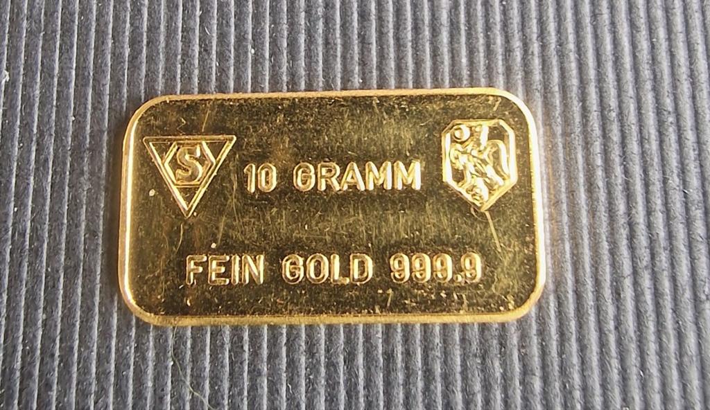 10 Gram goud SCHÖNE., Postzegels en Munten, Edelmetalen en Baren, Ophalen of Verzenden, Goud