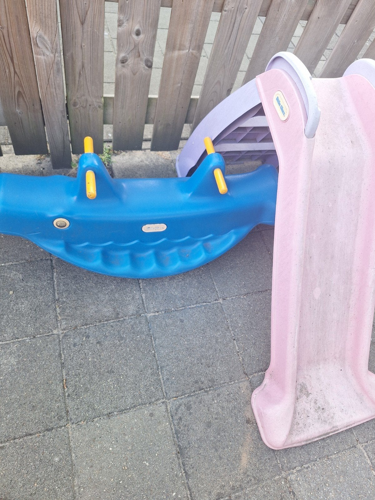 Little Tikes glijbaan en wipwap, Ophalen of Verzenden, Gebruikt