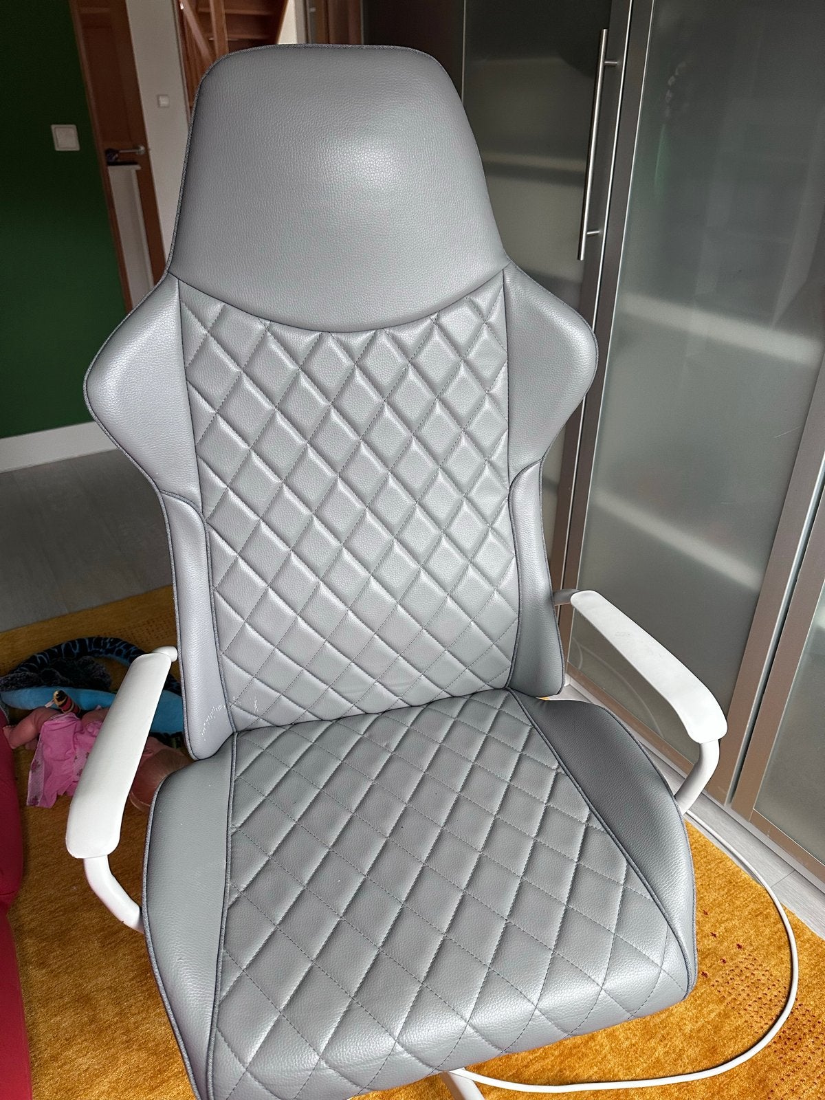 IKEA UTESPELARE gaming stoel - Zo goed als nieuw, Huis en Inrichting, Bureaustoelen, Ophalen, Zo goed als nieuw, Grijs, Gaming bureaustoel