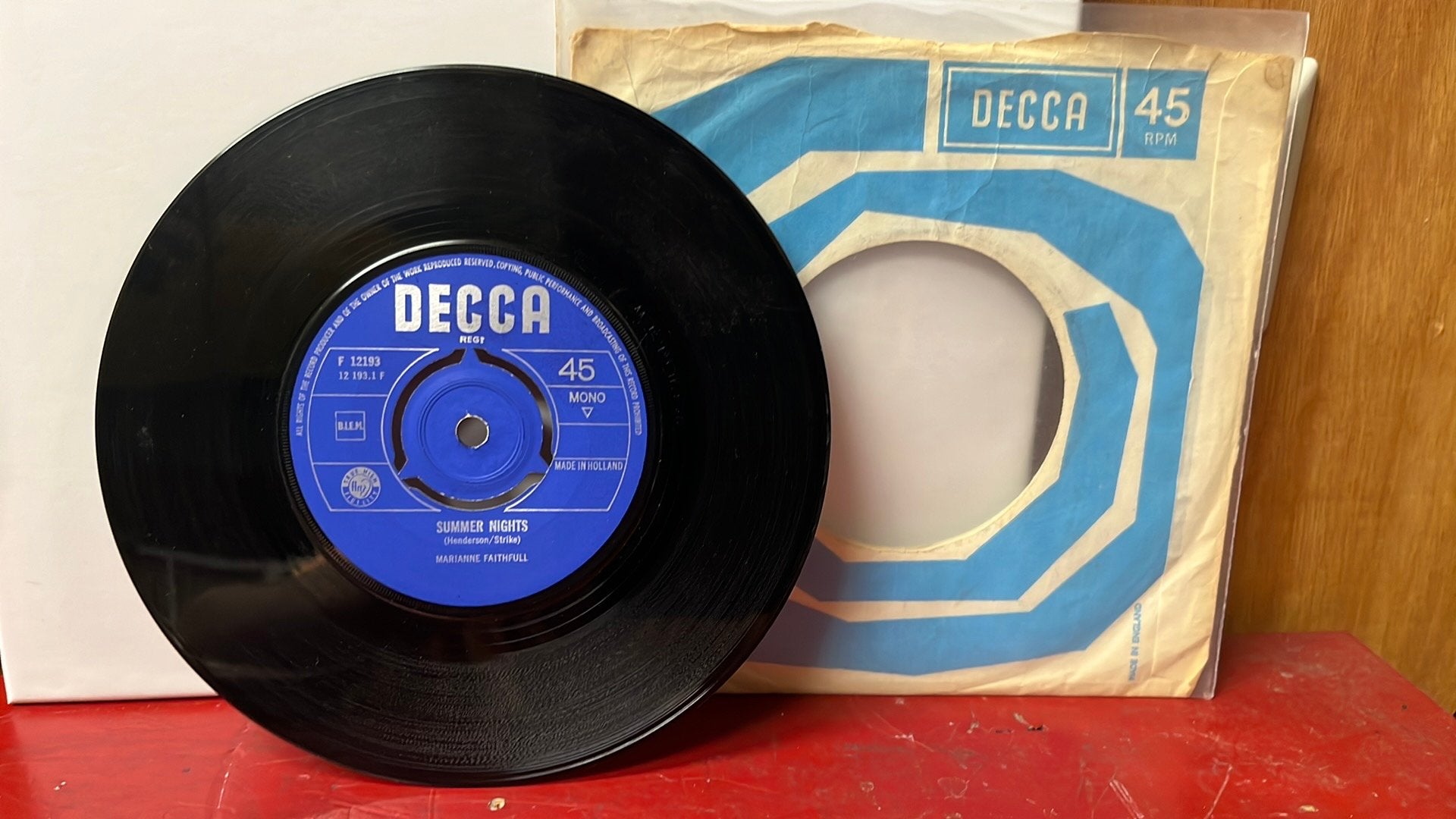 Marianne Faithfull Summer nights, Ophalen of Verzenden, Gebruikt, 7 inch, Pop
