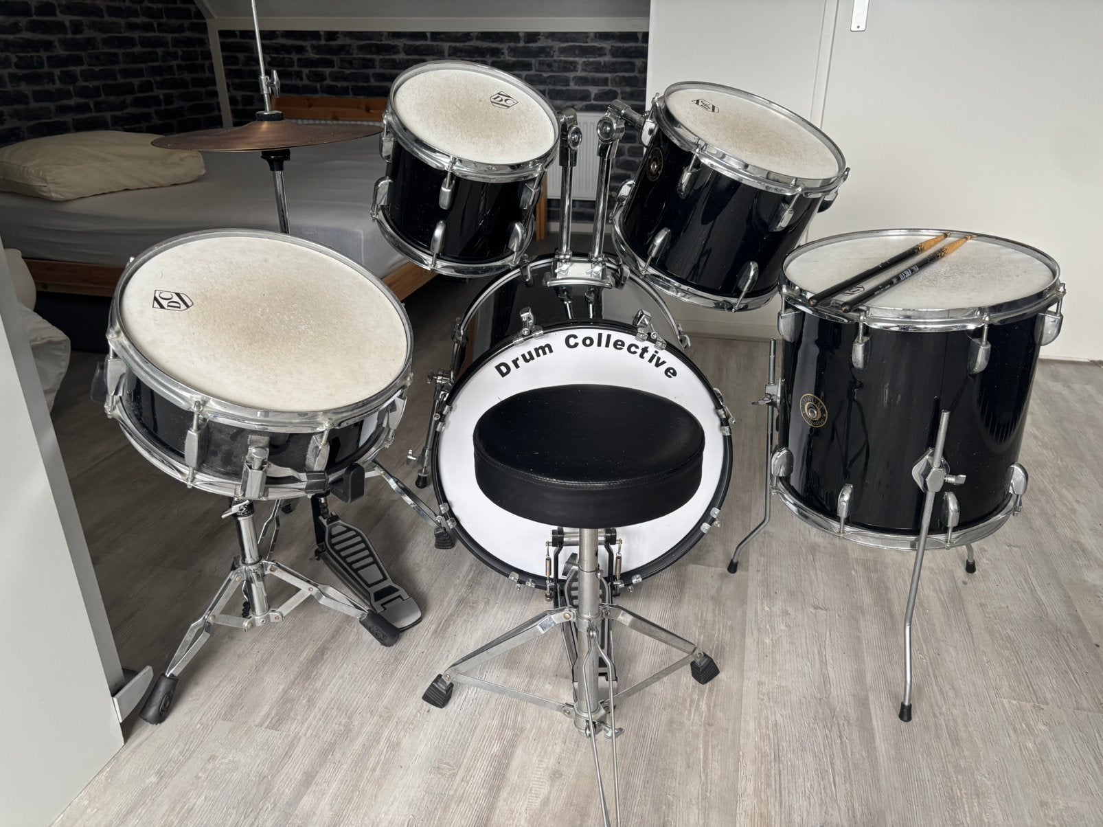 Drumstel voor beginners, Ophalen, Gebruikt, Overige merken