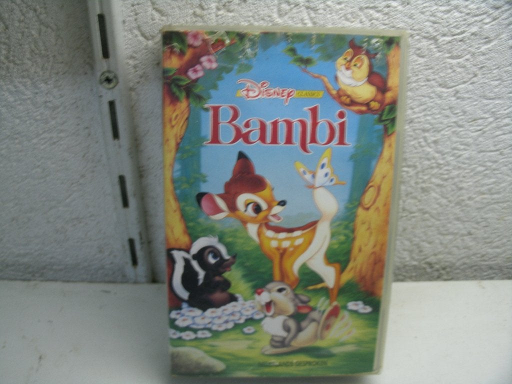 vhs 45a bambi, Cd's en Dvd's, Alle leeftijden, Ophalen of Verzenden, Zo goed als nieuw