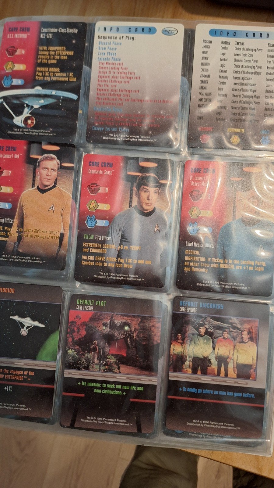 Star Trek The Card Game CCG - Uitgebreide Collectie, Ophalen of Verzenden, Gebruikt, Meerdere kaarten