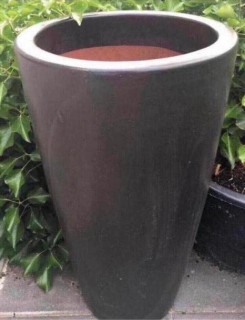 Grote terracotta zware bloempot HxD 72x39cm gebruikt, Tuin en Terras, 25 tot 40 cm, Gebruikt, Rond, Ophalen of Verzenden