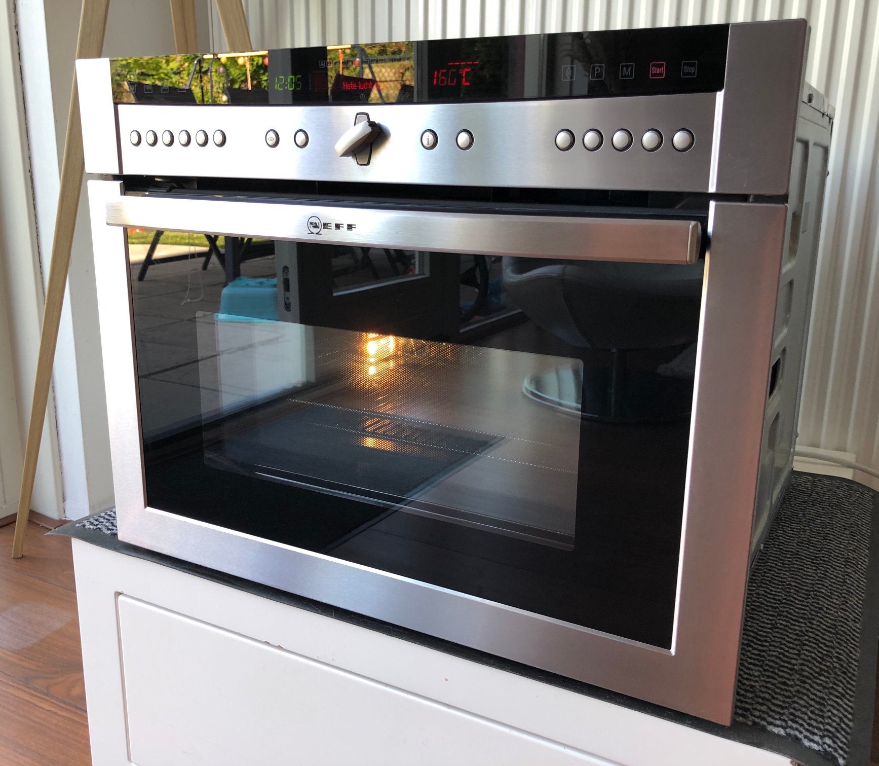 NEFF COMBI OVEN MAGNETRON EN GRILL, Witgoed en Apparatuur, Ophalen, Zo goed als nieuw, Grill, Inbouw