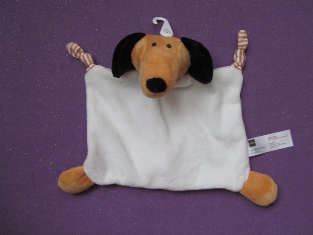 HEMA Knuffeldoekje HOND TECKEL **Nieuw**, Hema, Nieuw, Met label, Middelgroot (20 tot 80 cm)