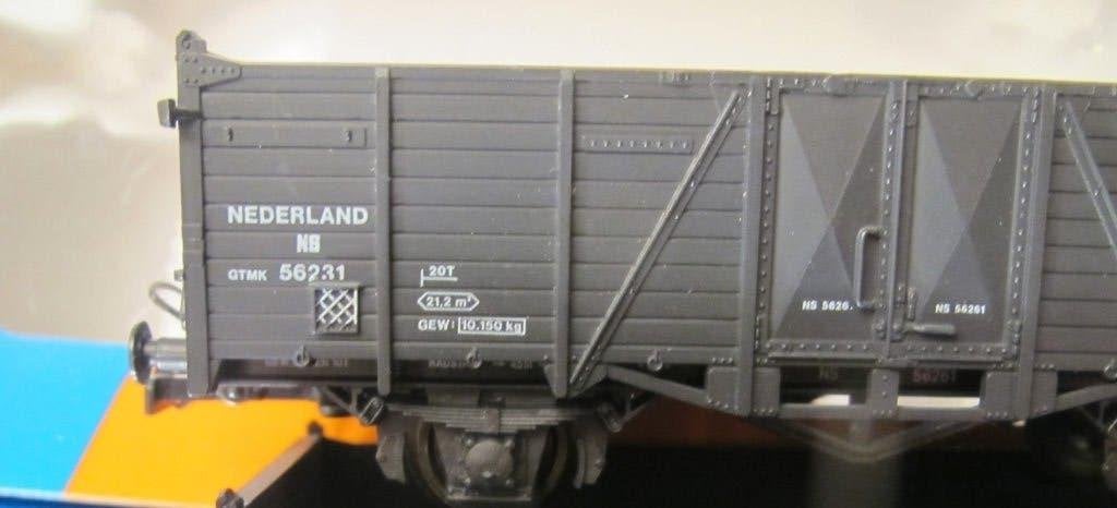 voor Märklin H0: open NS wagon grijs GTMK +OVP van Roco, Wisselstroom, Gebruikt, Wagon, Ophalen of Verzenden