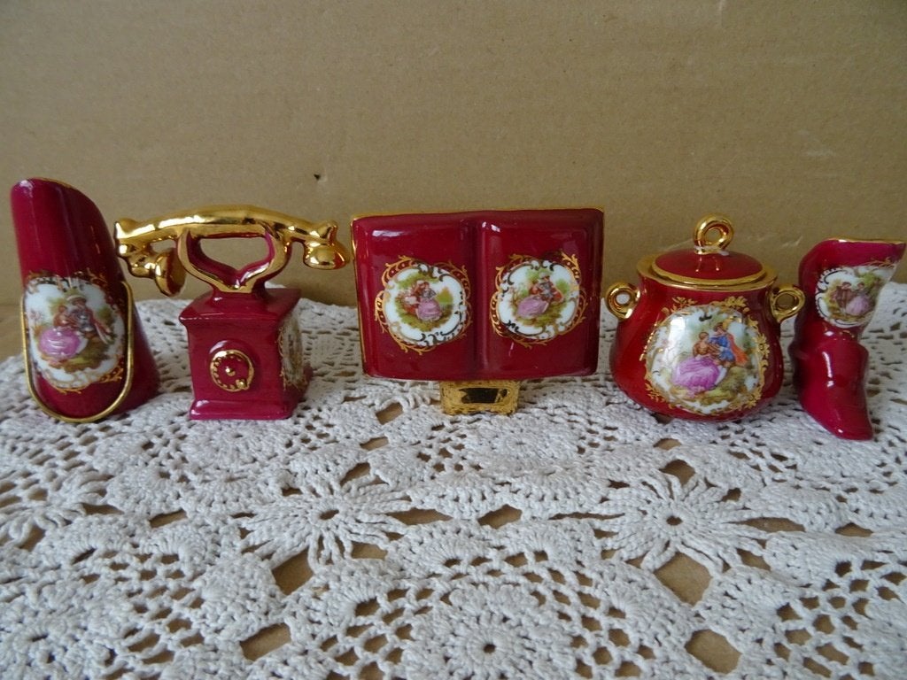 Limoges porselein set Limoges France Veritable porcelaine, Ophalen of Verzenden