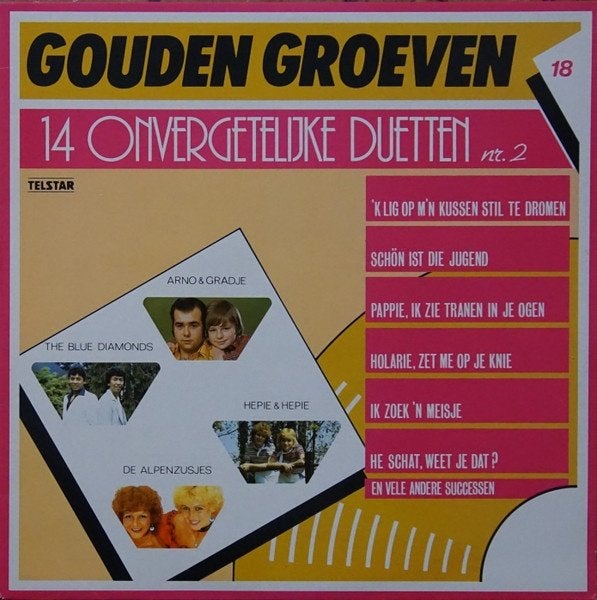Telstar LP (1984) 14 Onvergetelijke Duetten nr.2 (TGG14037), LP, Gebruikt, Complilatie, Ophalen of Verzenden
