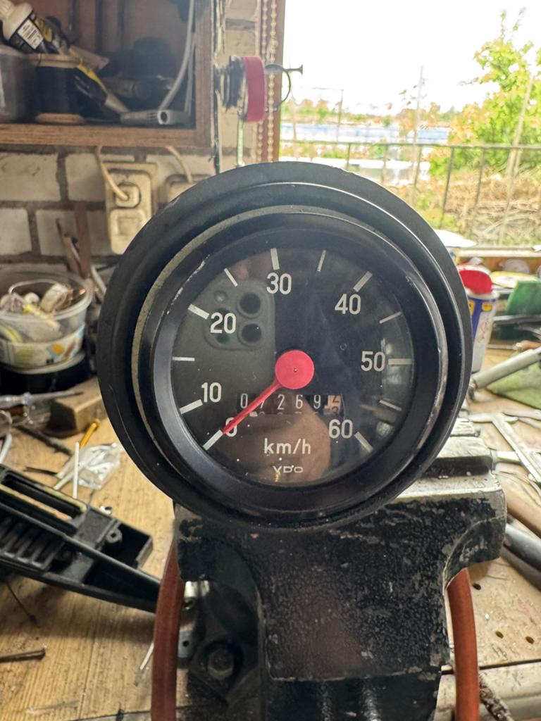 VDO kilometerteller 60 km/u voor Tomos - origineel en mooi, Verzenden, Zo goed als nieuw, Overige typen