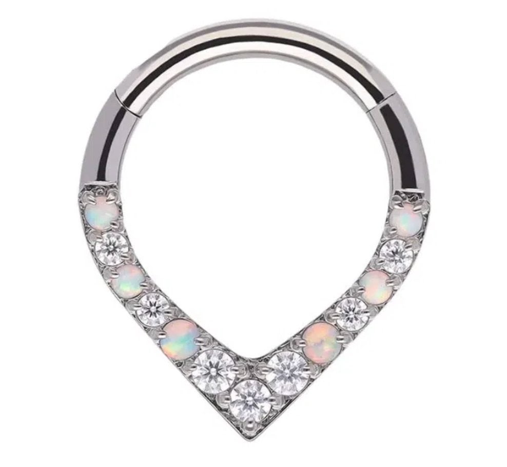 Titanium clickring Mariana, Ophalen of Verzenden, Nieuw, Overige materialen, Overige typen