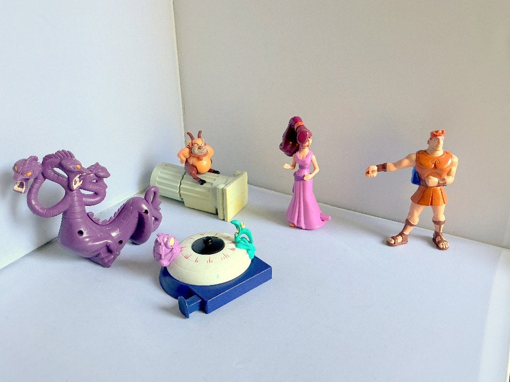 McDonalds 1997 # Hercules (5 items), Ophalen of Verzenden, Overige figuren, Zo goed als nieuw, Beeldje of Figuurtje
