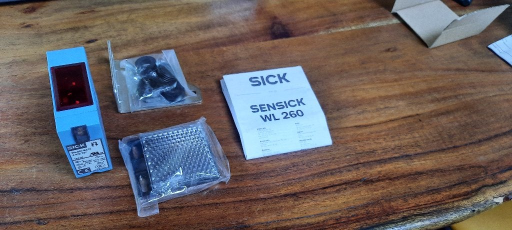 SICK WL260-S270 Reflexiesensor met Reflector en Handleiding, Ophalen of Verzenden, Nieuw