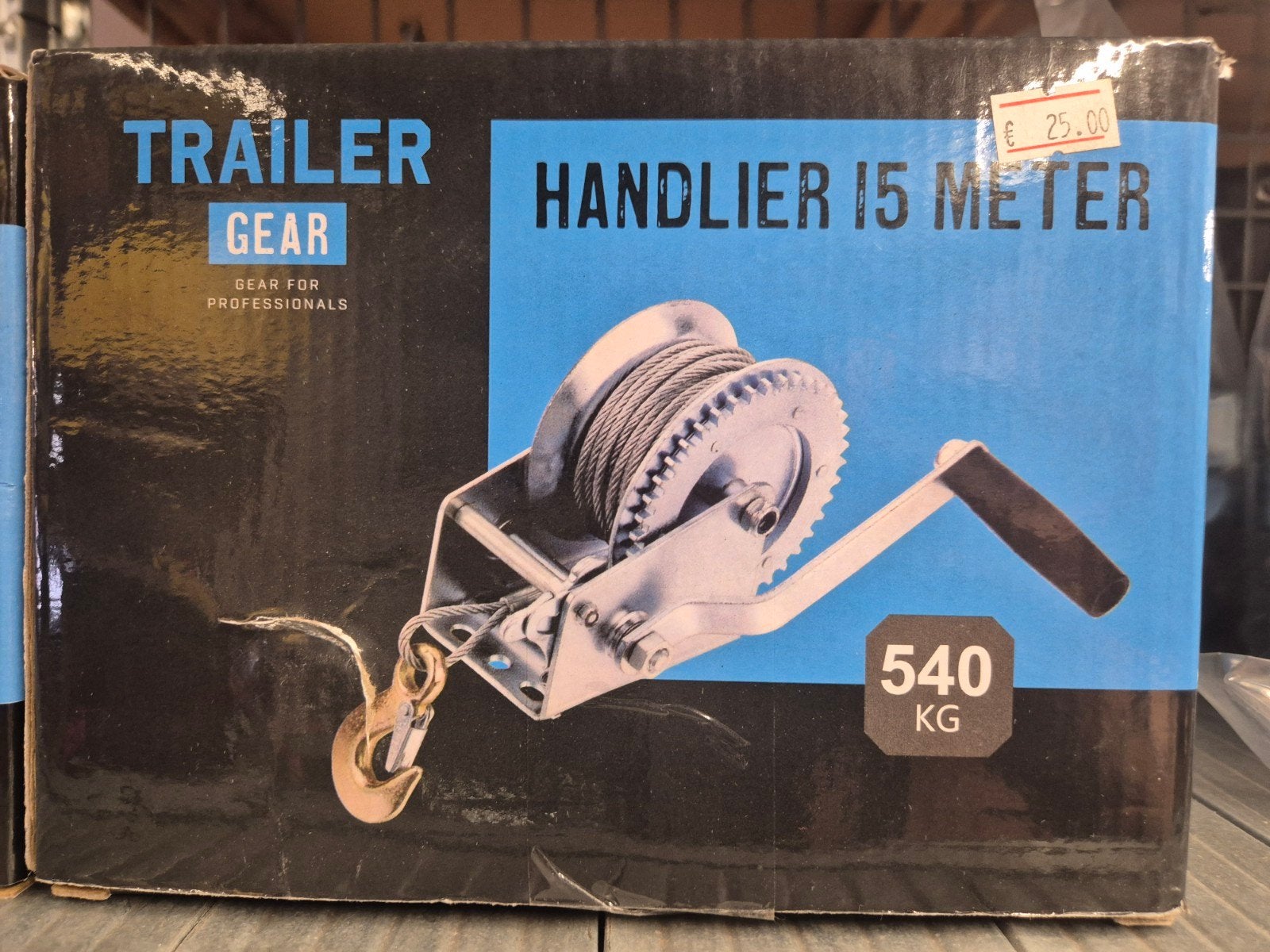 Handlier 15 meter staaldraad 540 kg, Doe-het-zelf en Verbouw, Lieren en Takels, Onbekend, Nieuw, Ophalen of Verzenden, Onbekend
