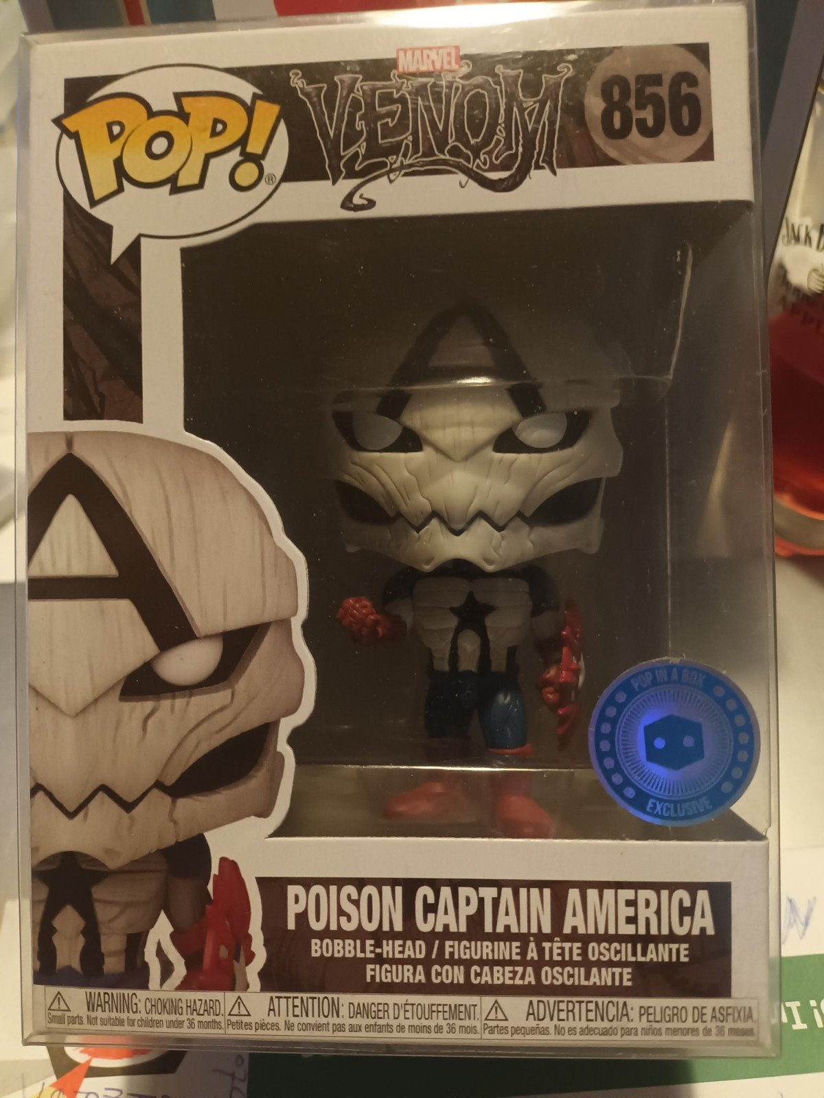 Funko Pop! Venom 856 Poison Captain America Exclusive, Verzamelen, Ophalen of Verzenden, Nieuw
