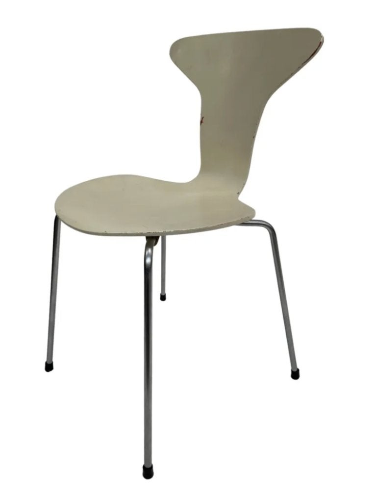 Vintage Mug stoel van Arne Jacobsen Fritz Hansen, jaren 70, Arne Jacobsen, Gebruikt, Bruin, Arne Jacobsen