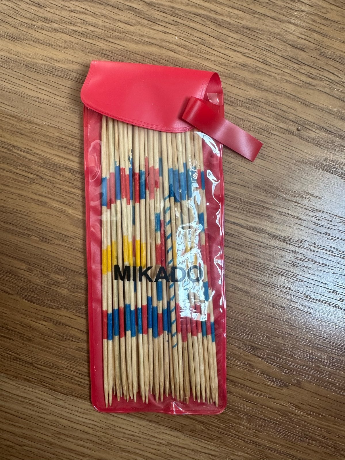 Mikado spel in handig reisetui, Een of twee spelers, Ophalen of Verzenden, Gebruikt, Reisspel