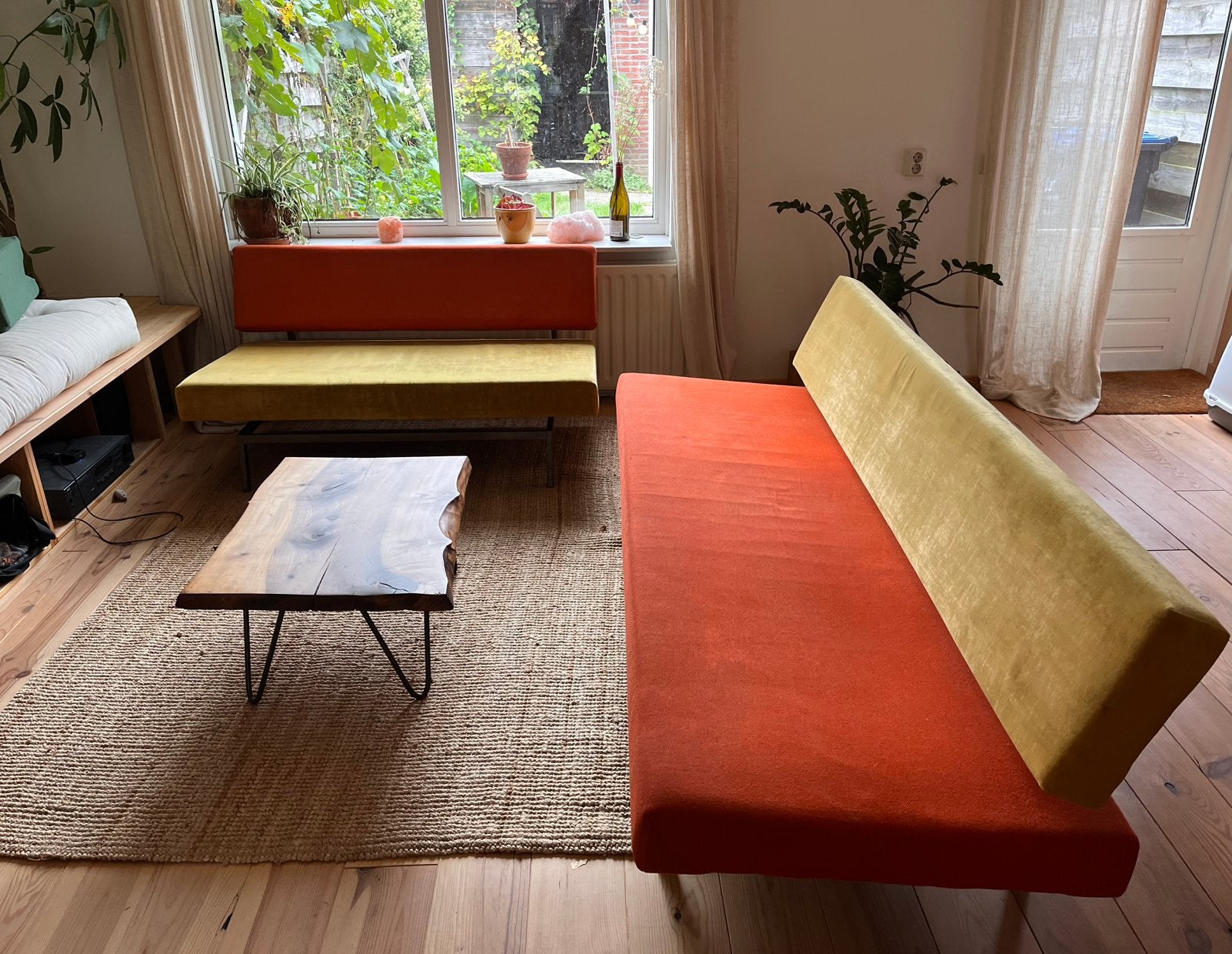 Originele Martin Visser Spectrum banken, Gebruikt, 150 tot 200 cm, Tweepersoons, 75 tot 100 cm