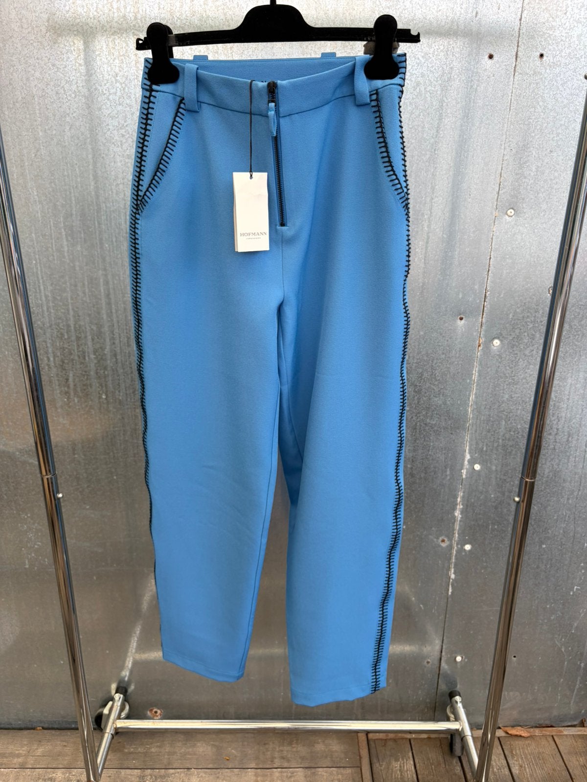 Hofmann Copenhagen €299 pantalon broek blauw 34, Blauw, Ophalen of Verzenden, Zo goed als nieuw, Maat 34 (XS) of kleiner