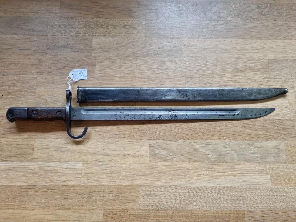 Japanse T30 Arisaka bajonet, Verzamelen, Ophalen of Verzenden, Mes of Dolk