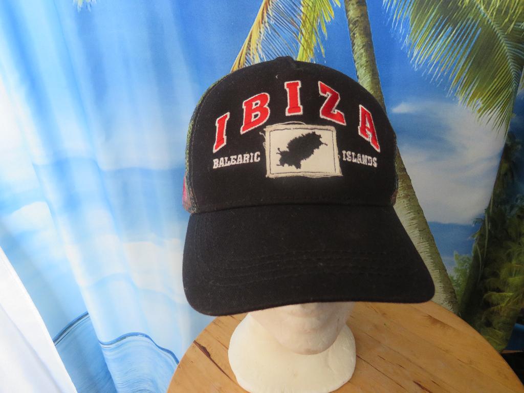 ibiza balearic islands pet, mesh achterzijde, Kleding | Heren, Hoeden en Petten, Gedragen, Pet, One size fits all, Ophalen of Verzenden