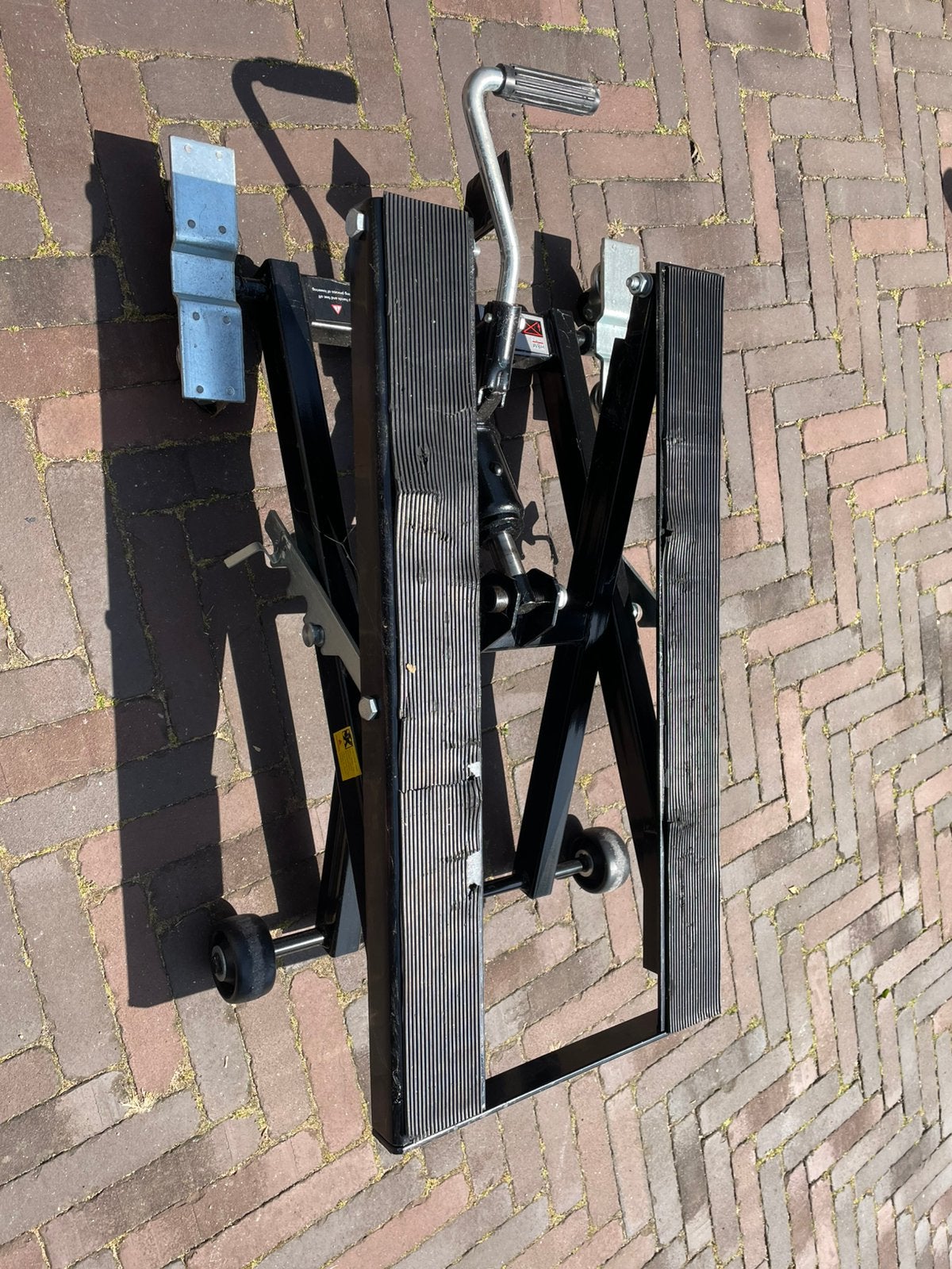 HBM Harley Davidson verrijdbare motorlift tot 500kg, Ophalen, Gebruikt
