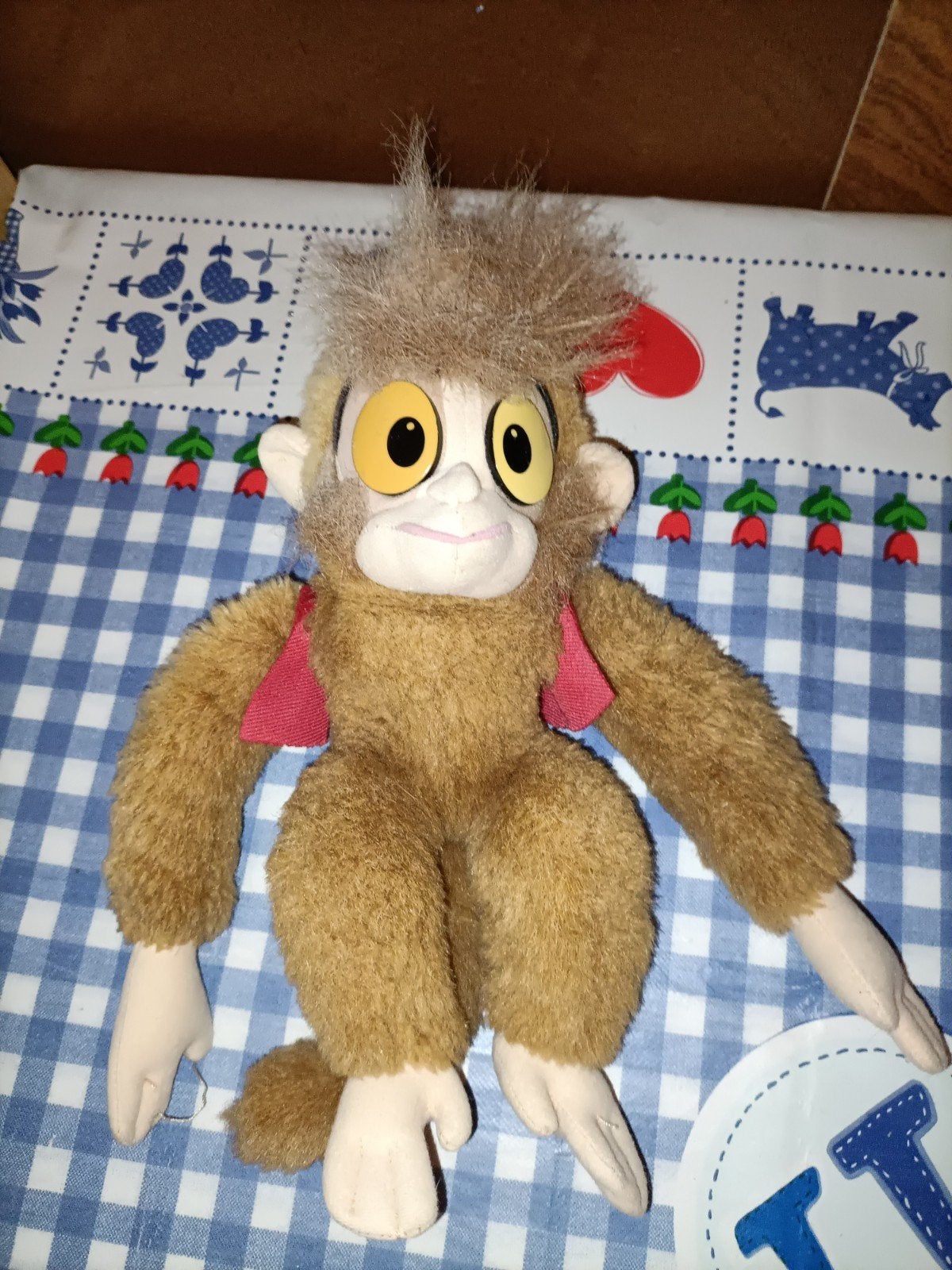 Abu de aap knuffel Alladin 26 cm groot *, Kinderen en Baby's, Speelgoed | Knuffels en Pluche, Ophalen of Verzenden, Gebruikt, Overige typen