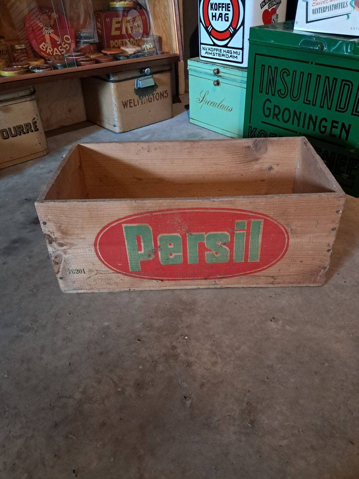 Persil zeep houten kratje, Ophalen of Verzenden, Zo goed als nieuw, Verpakking
