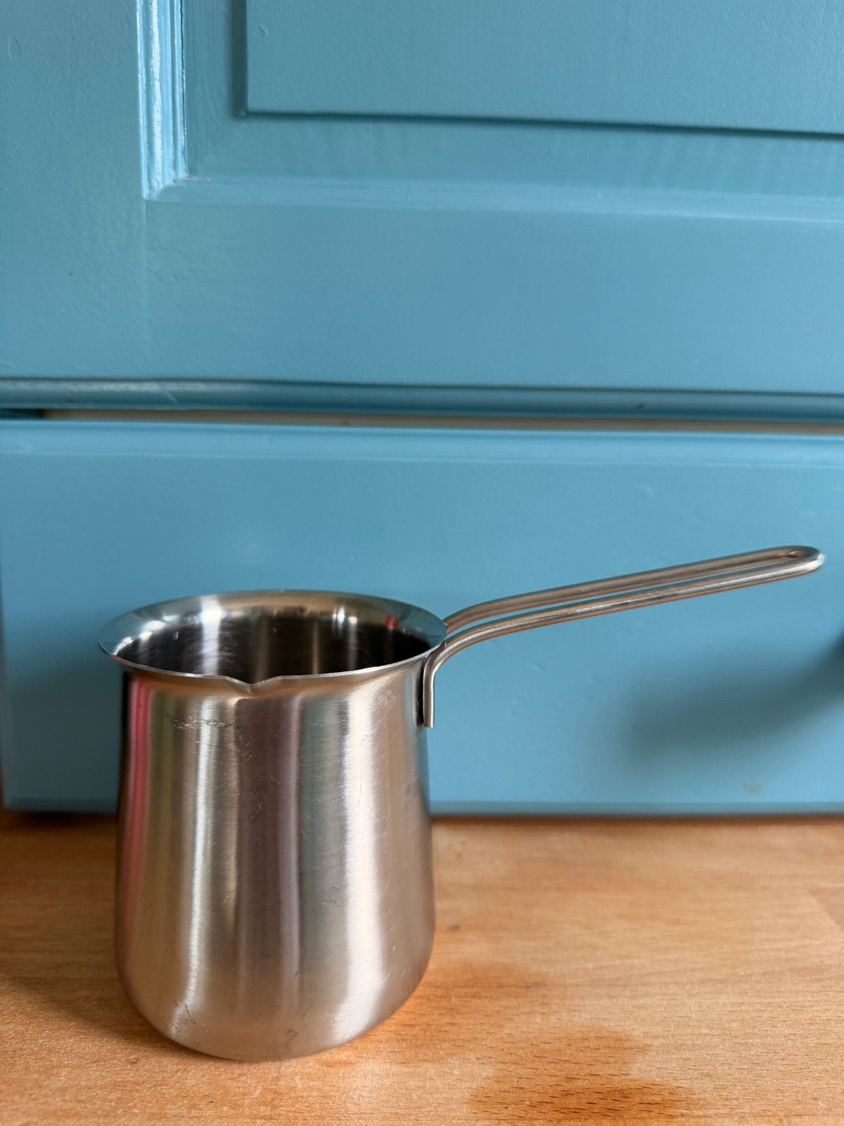 RVS Turkse Koffiepot / Melkopschuimer, Ophalen, Zilver, Metaal, Overige merken