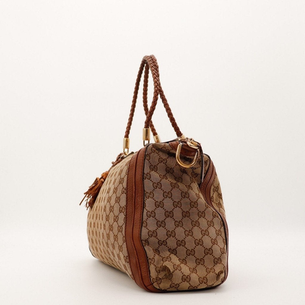 Gucci Bella shopper, Verzenden, Gebruikt, Zwart, Shopper