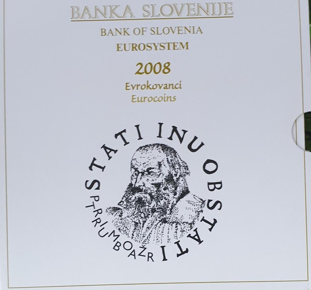 Slovenie 2008 BU set inclusief 3 euromunt zie foto,s, Postzegels en Munten, Munten | Europa | Euromunten, Ophalen of Verzenden