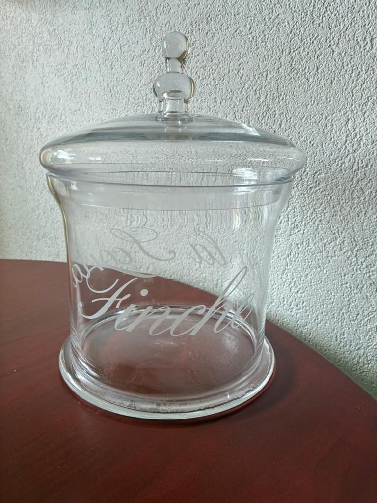 Riviera Maison glazen voorraadpot nieuw, Ophalen, Nieuw, Glas