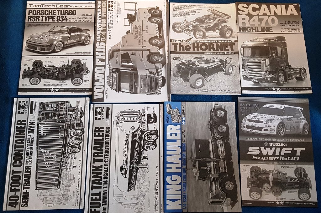 Originele Tamiya handleidingen (LOT2), uit te kiezen, Verzenden, Nieuw, Overige schalen, Onderdeel