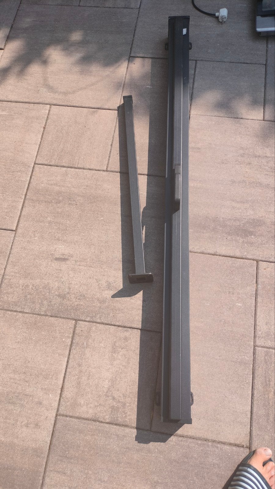 windscherm oprolbaar, Tuin en Terras, Ophalen, Gebruikt, Aluminium, 200 cm of meer
