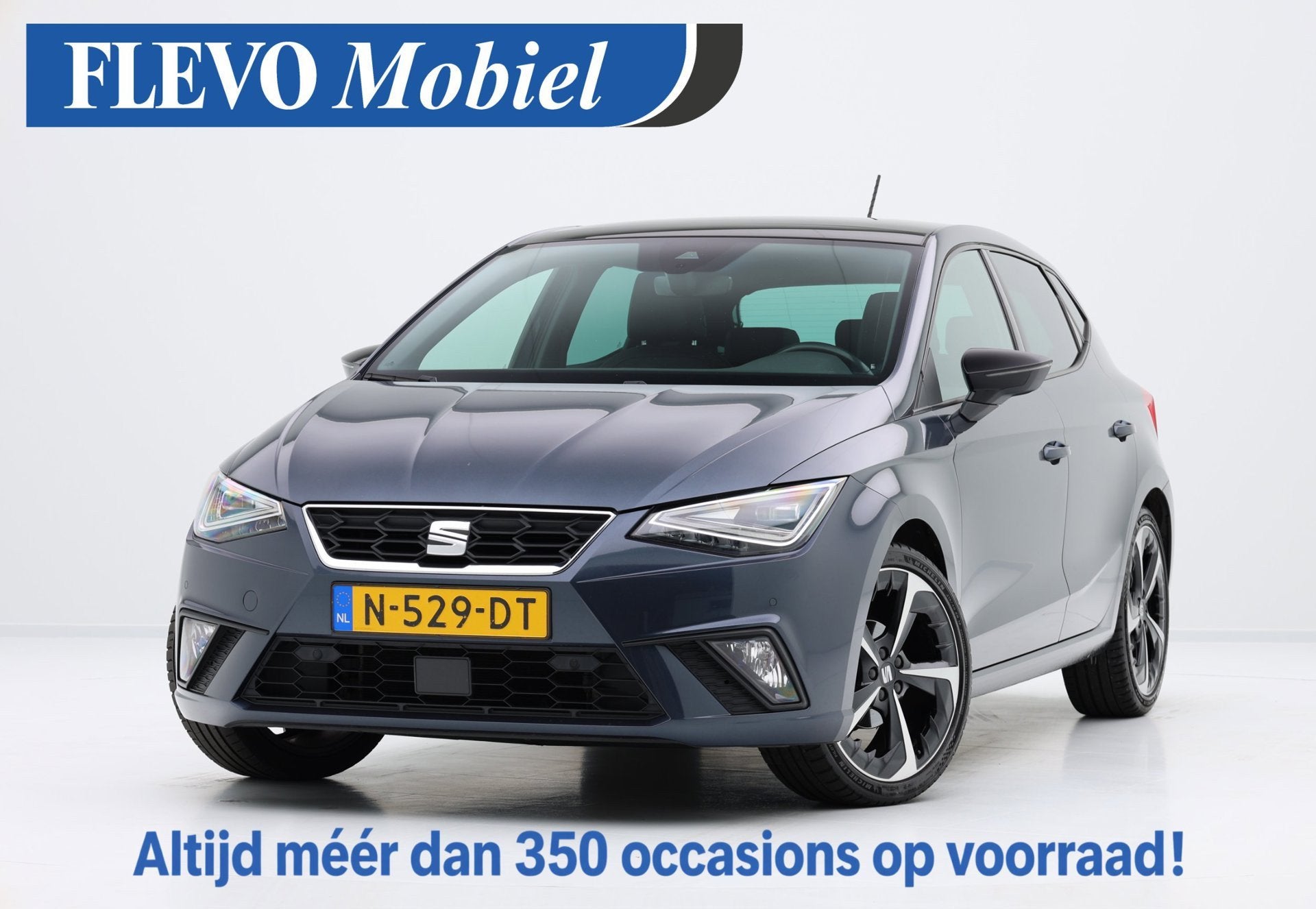 Seat Ibiza 1.0 EcoTSI FR Plus Pano|Carplay|Navi|Leder-Alcant, Auto's, Dealer onderhouden, Ibiza, Origineel Nederlands, Bedrijf
