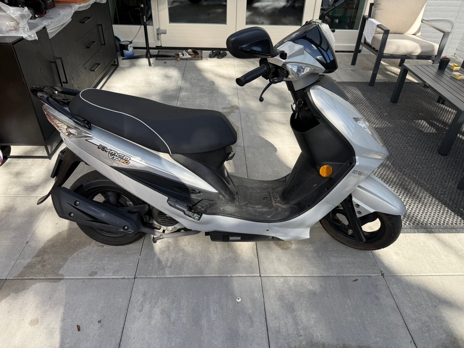 Kymco vp50 Blauw kenteken!, Fietsen en Brommers, Ophalen, Overige modellen, Zo goed als nieuw, Benzine