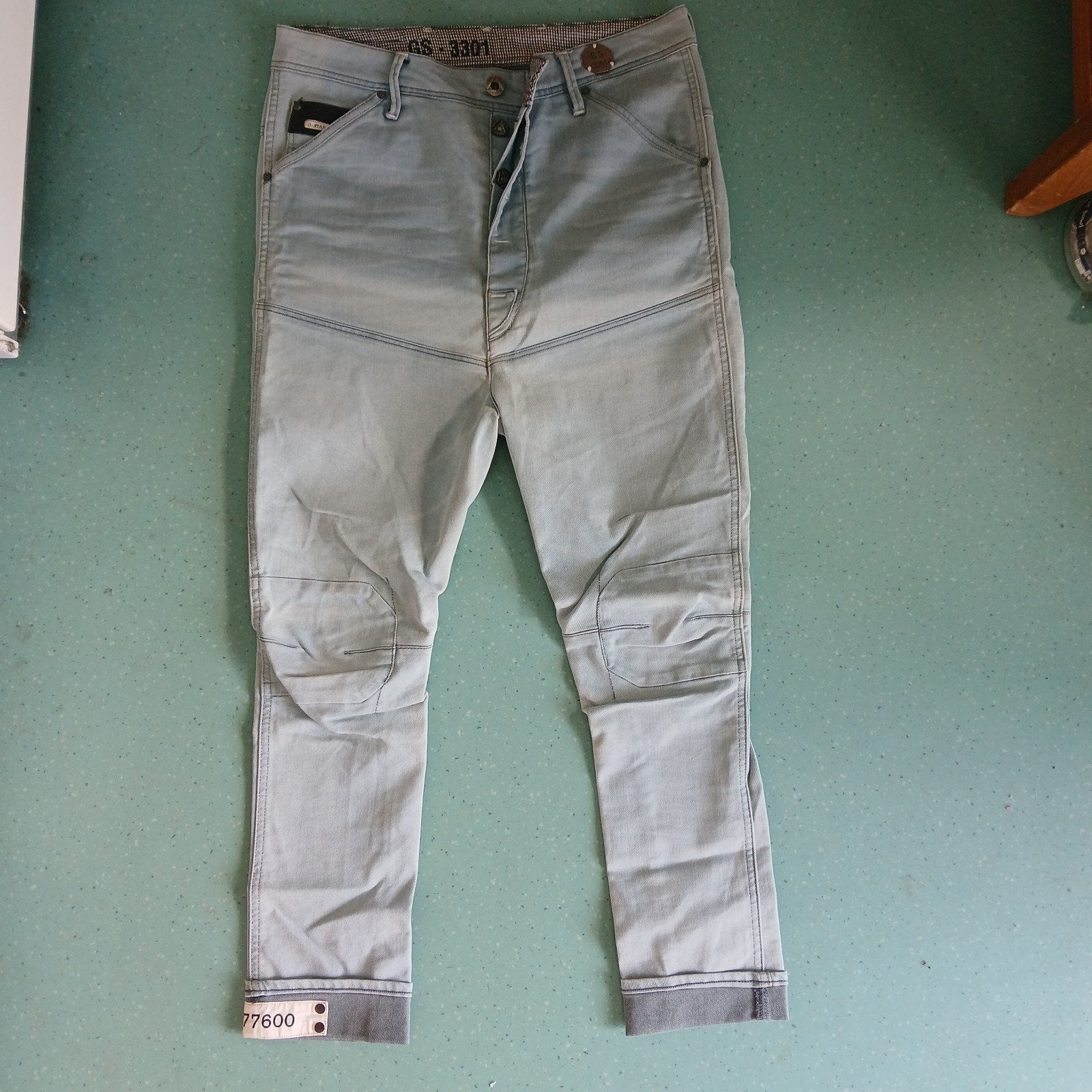 Gestart spijkerbroek  28-32 licht blauw, Overige jeansmaten, Ophalen of Verzenden, Grijs, G-STAR RAW