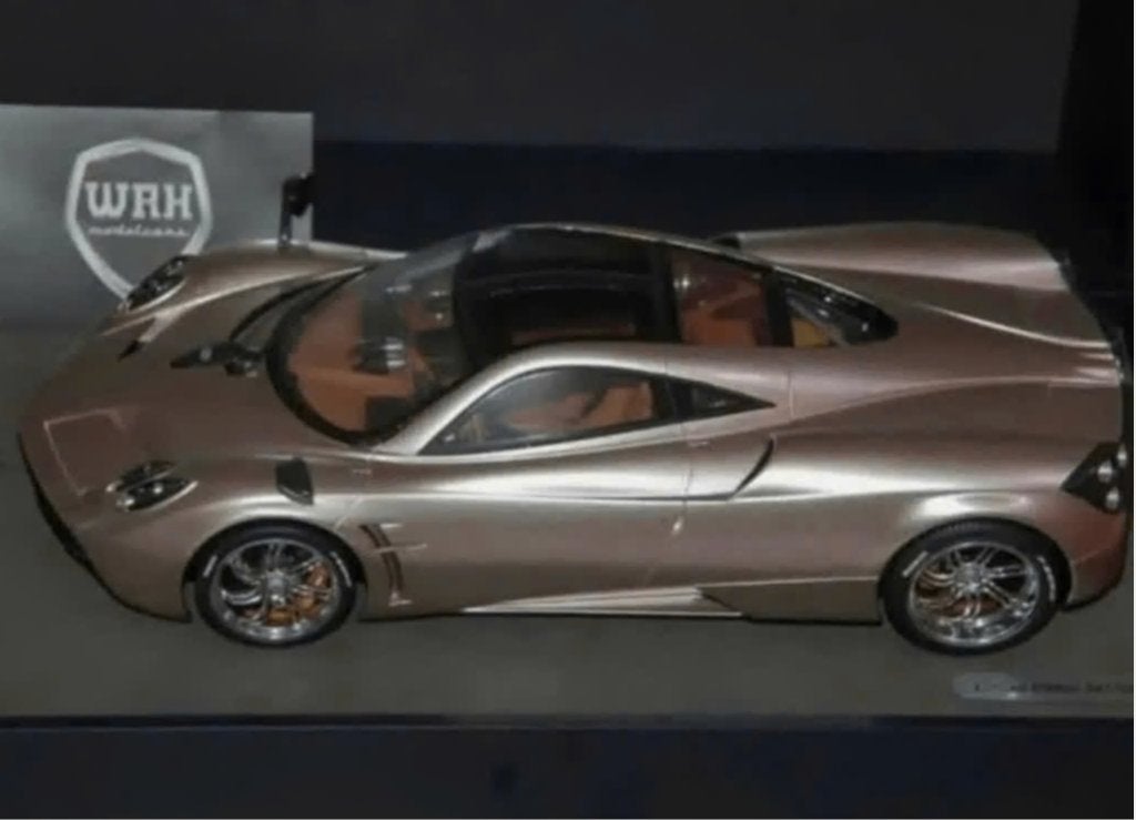 1:18 PAGANI HUAYRA champagne metallic BBR LTD 330 PCS WRH, Verzenden, Zo goed als nieuw, Auto, Overige merken