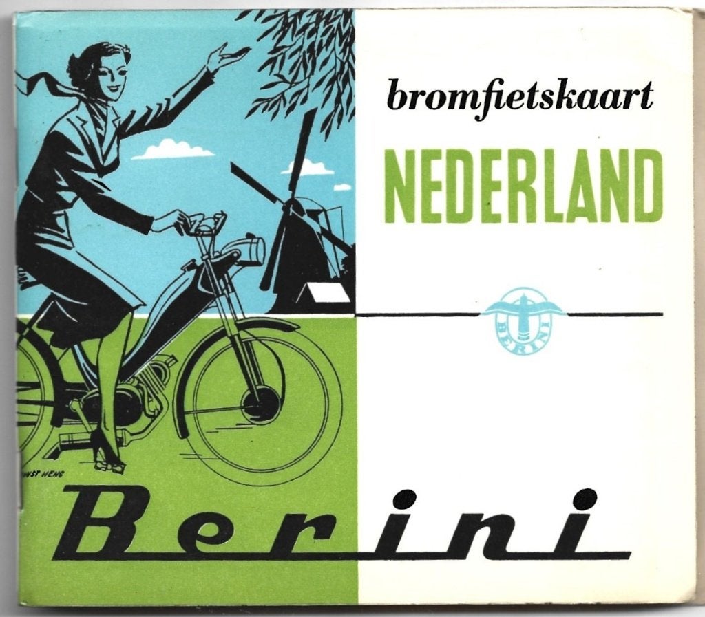 Berini M21 instructieboek bromfietskaart, Verzenden, Zo goed als nieuw
