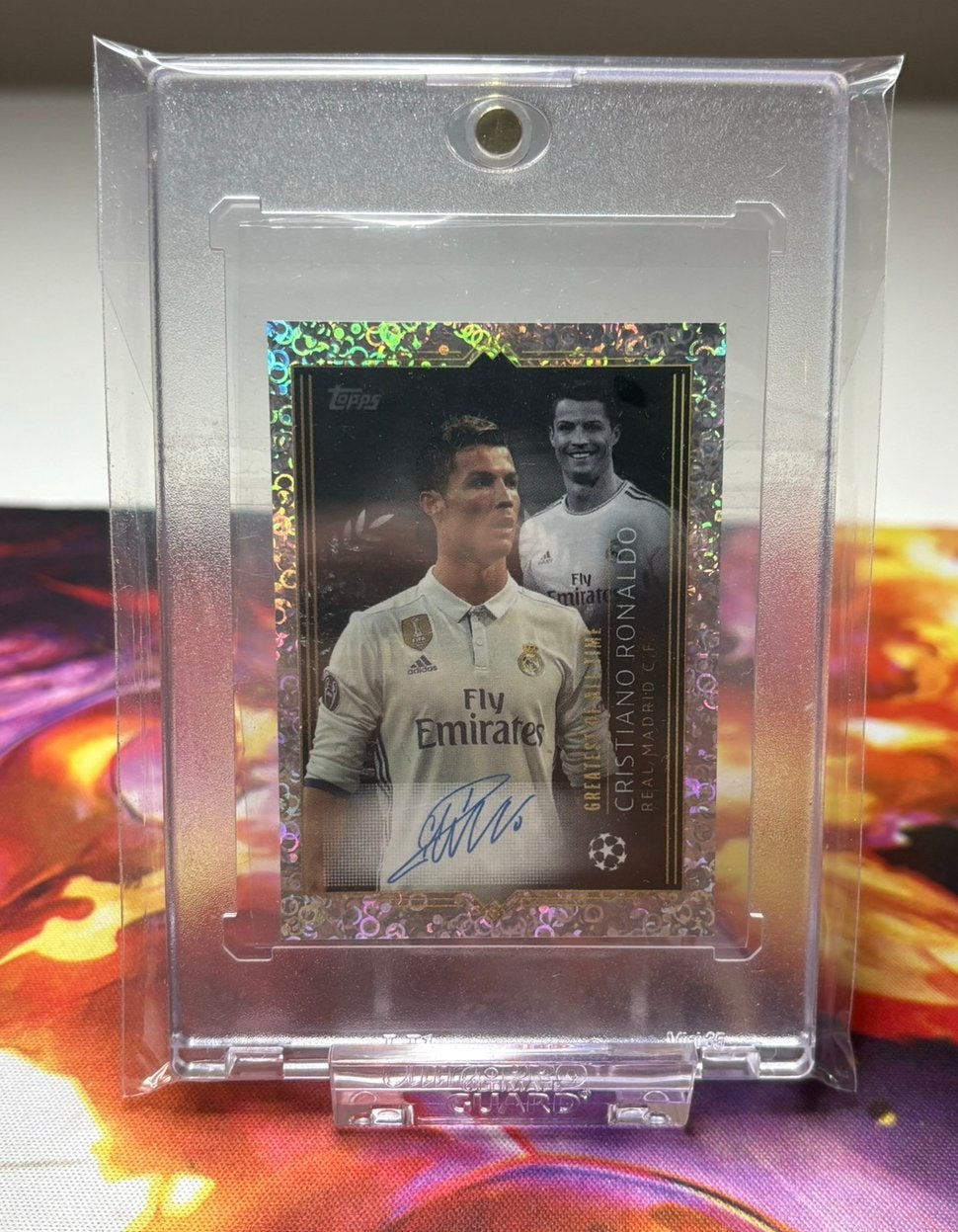 Cristiano Ronaldo Topps Sticker Auto, Verzenden, Nieuw, Sticker