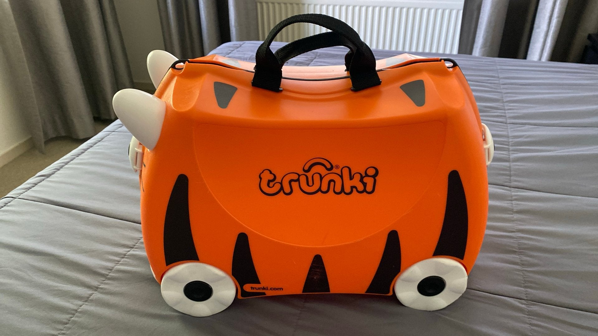 Kinderkoffer tijger trunki, Ophalen, Hard kunststof, Minder dan 50 cm, Zo goed als nieuw