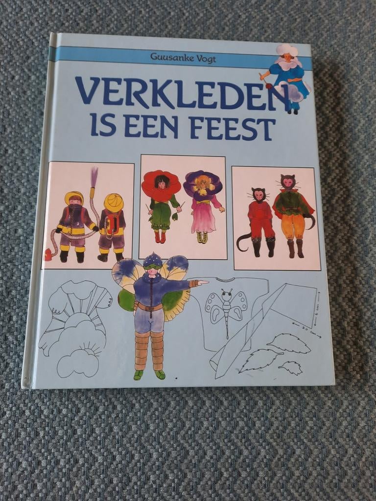 Verkleden is een Feest - Knutselboek Hardcover, Ophalen of Verzenden