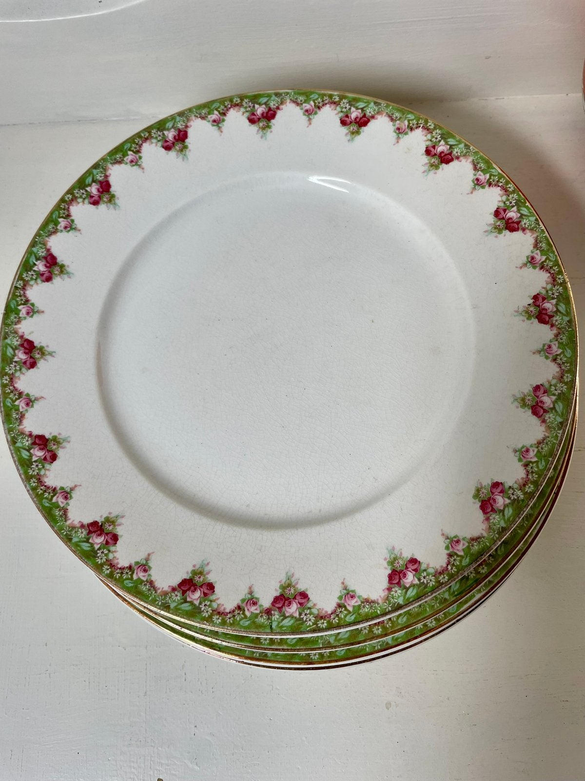 Societe Ceramique Servies, borden, Ophalen of Verzenden