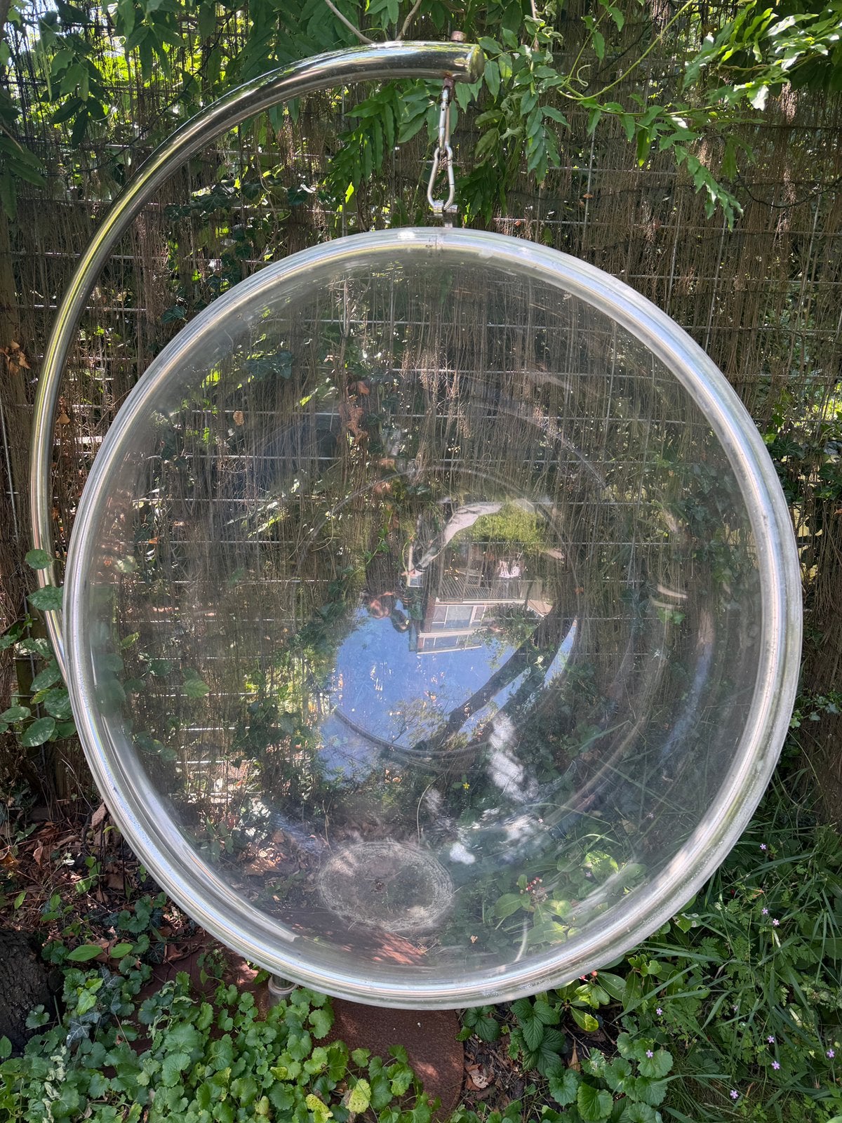 Plastic bol voor zitten - met standaard of op te hangen, Ophalen, Gebruikt