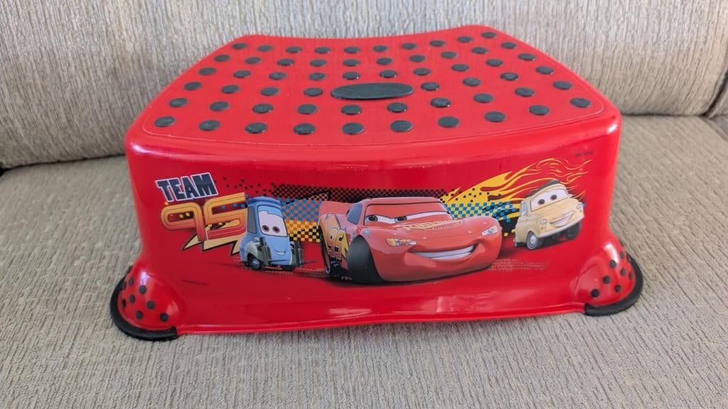 Cars Lightning McQueen Opstapje voor kinderen, Ophalen of Verzenden, Gebruikt