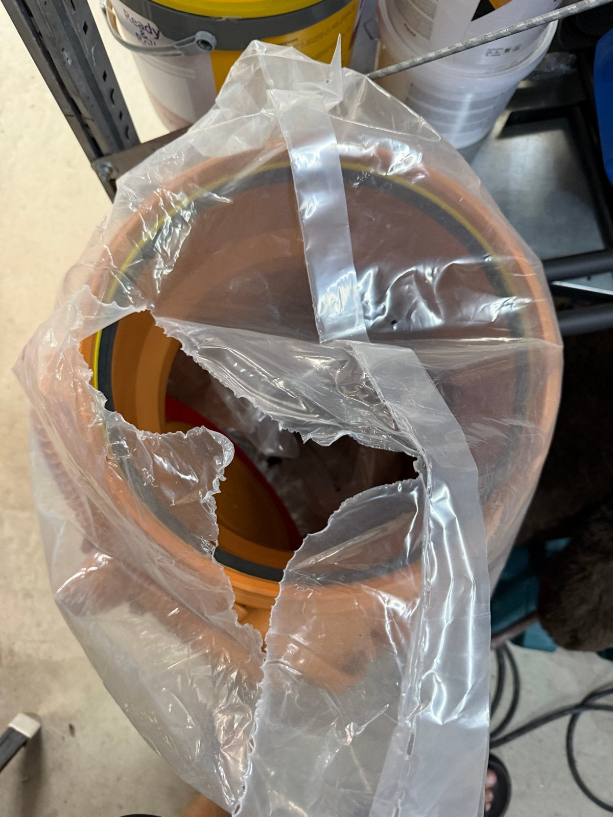 Karmat PVC Ontstoppingsstuk met Keerklep Ø315 mm – Nieuw, Ophalen, Afvoer, Pvc, Nieuw