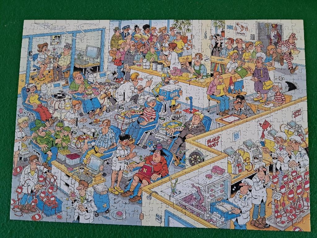 Sanquin Bloedbank Jan van Haarsteren, Ophalen, 500 t/m 1500 stukjes, Zo goed als nieuw, Legpuzzel