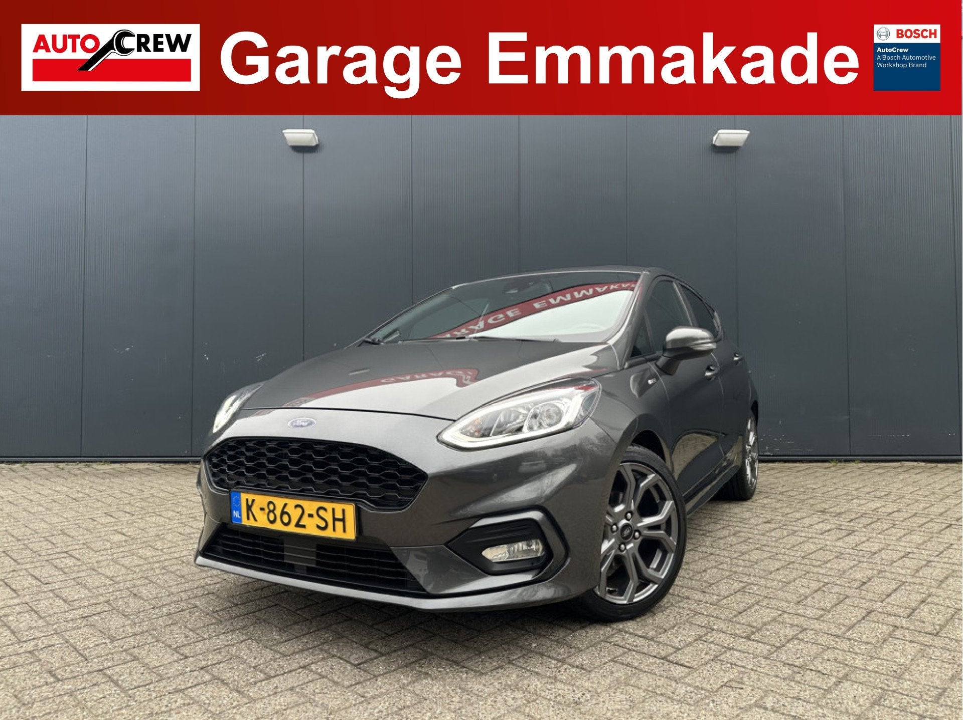 Ford Fiesta 1.0 EcoBoost ST-Line | Navi via Carplay | Lane a, Voorwielaandrijving, Stof, Gebruikt, 580 kg
